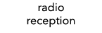 radio reception